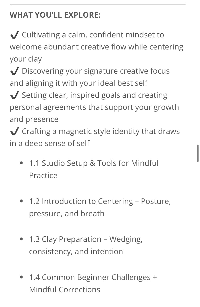 The Centered Ceramicist | An Unforgettable Journey