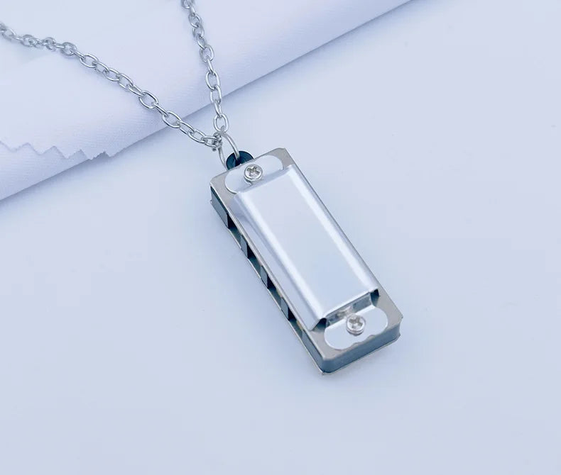 Sound Anchor Mini Harmonica Necklace