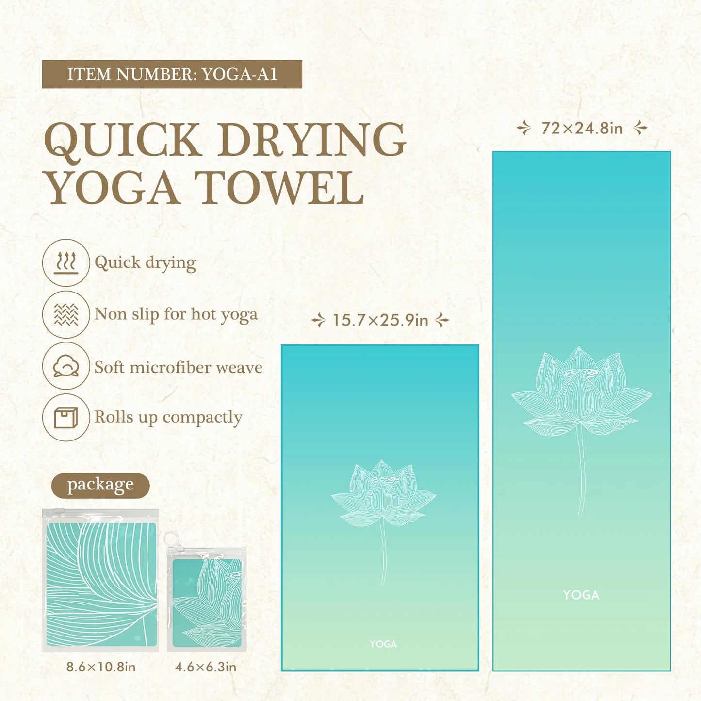 Eco-Friendly Somatic Mat Cover - Anti-Slip