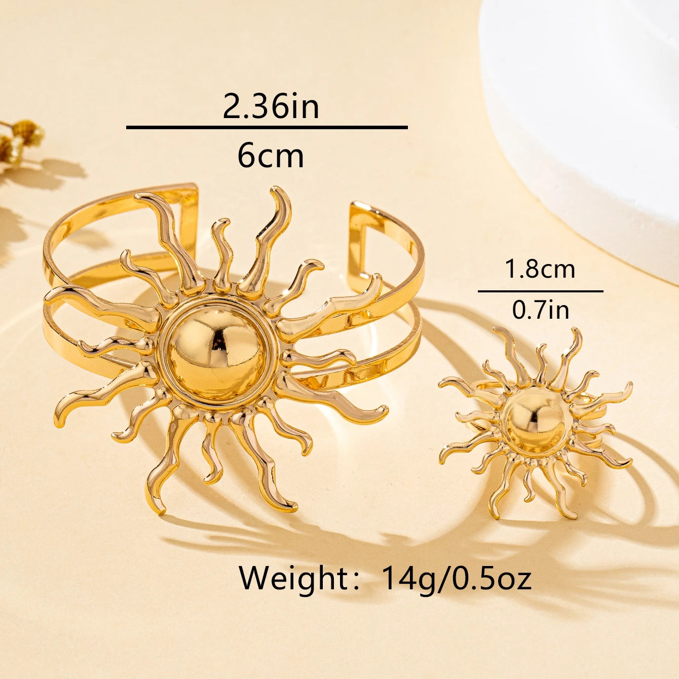 Cosmic Bracelet and Ring Set