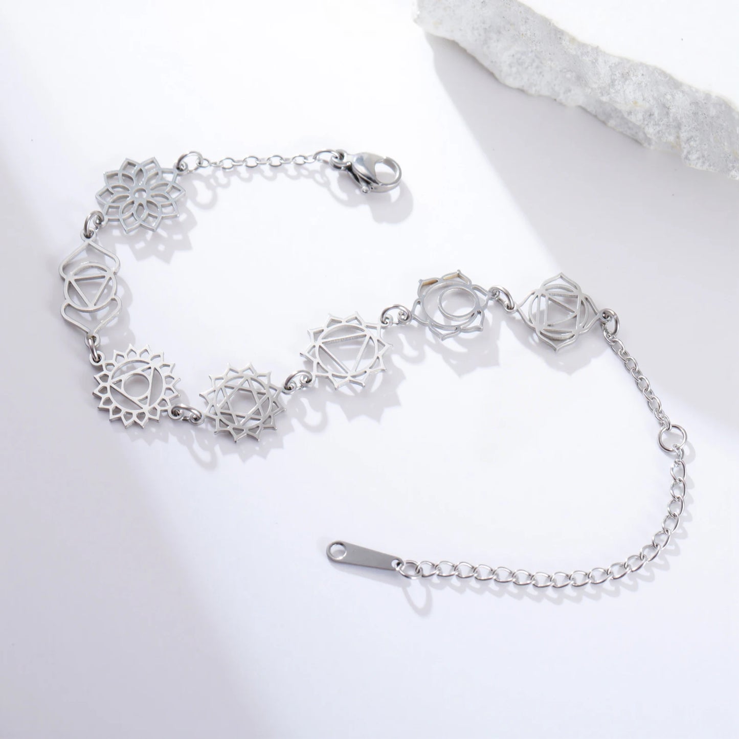 7 Chakra Yoga Charm Bracelet