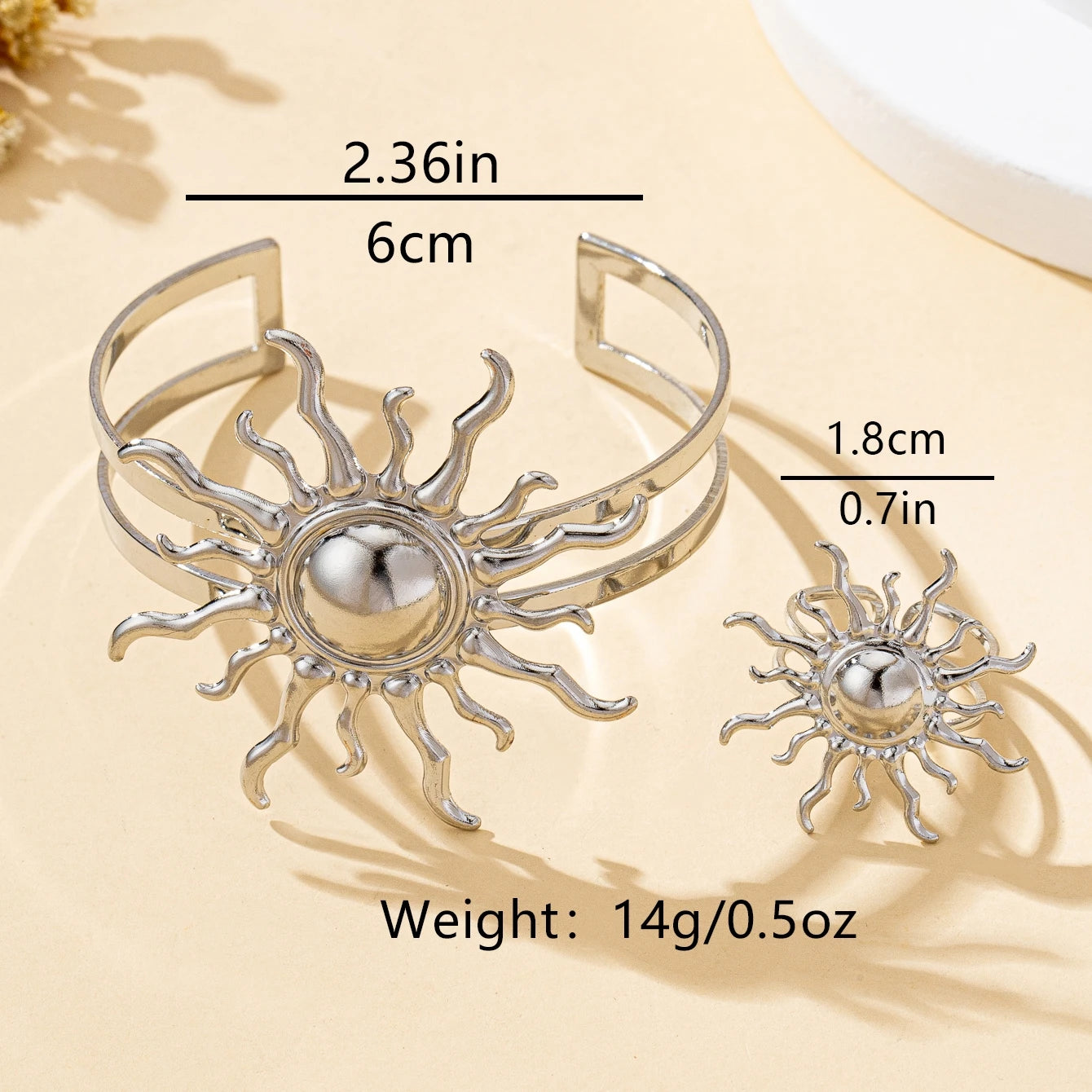 Cosmic Bracelet and Ring Set